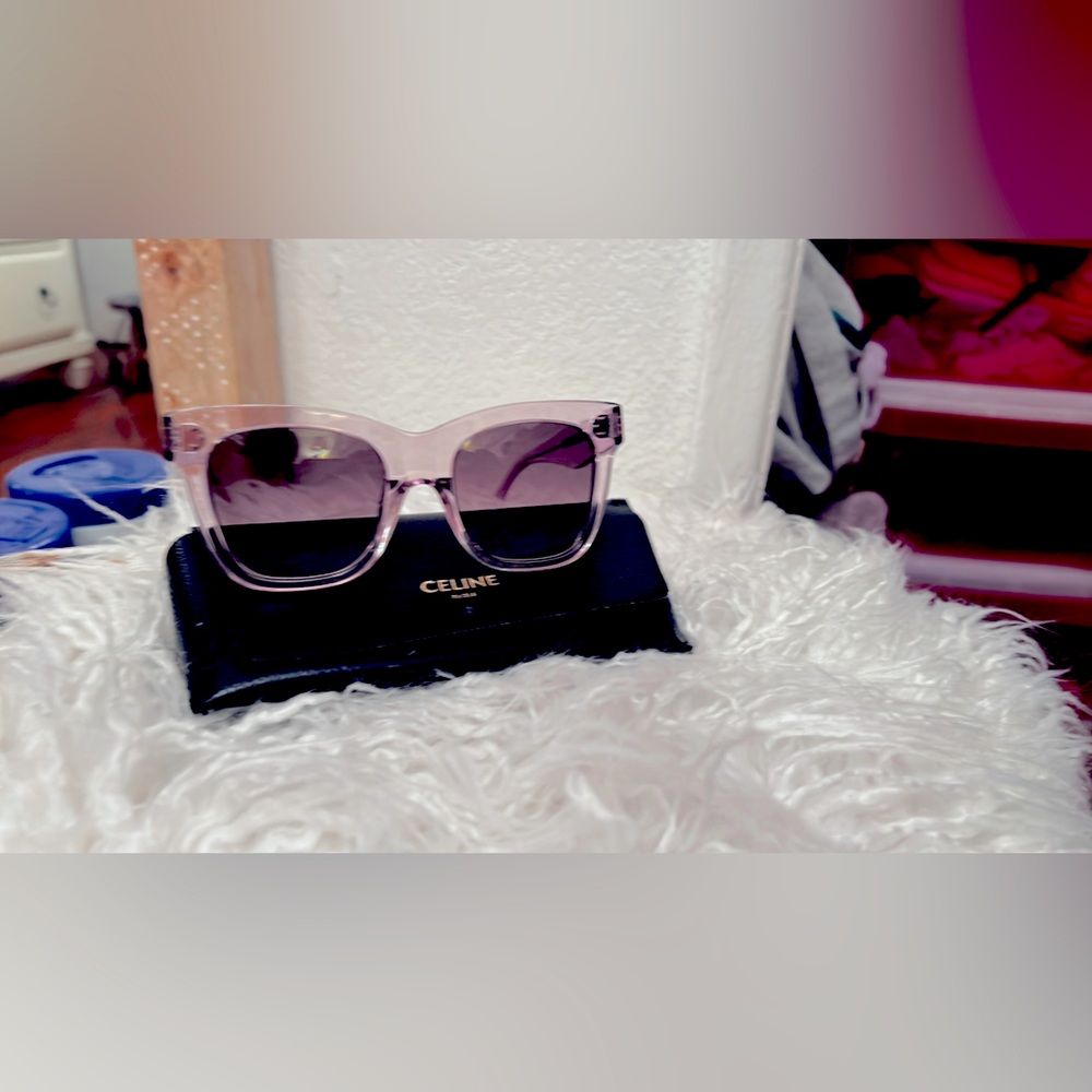 Celine clear transparent sunglasses shades CL40183F 78F